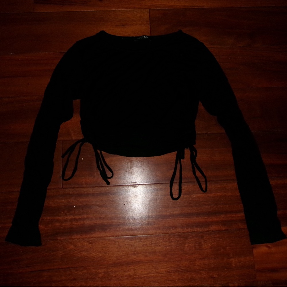 Black Long Sleeve Women's Top